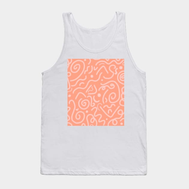 Squiggles Tank Top by halideO